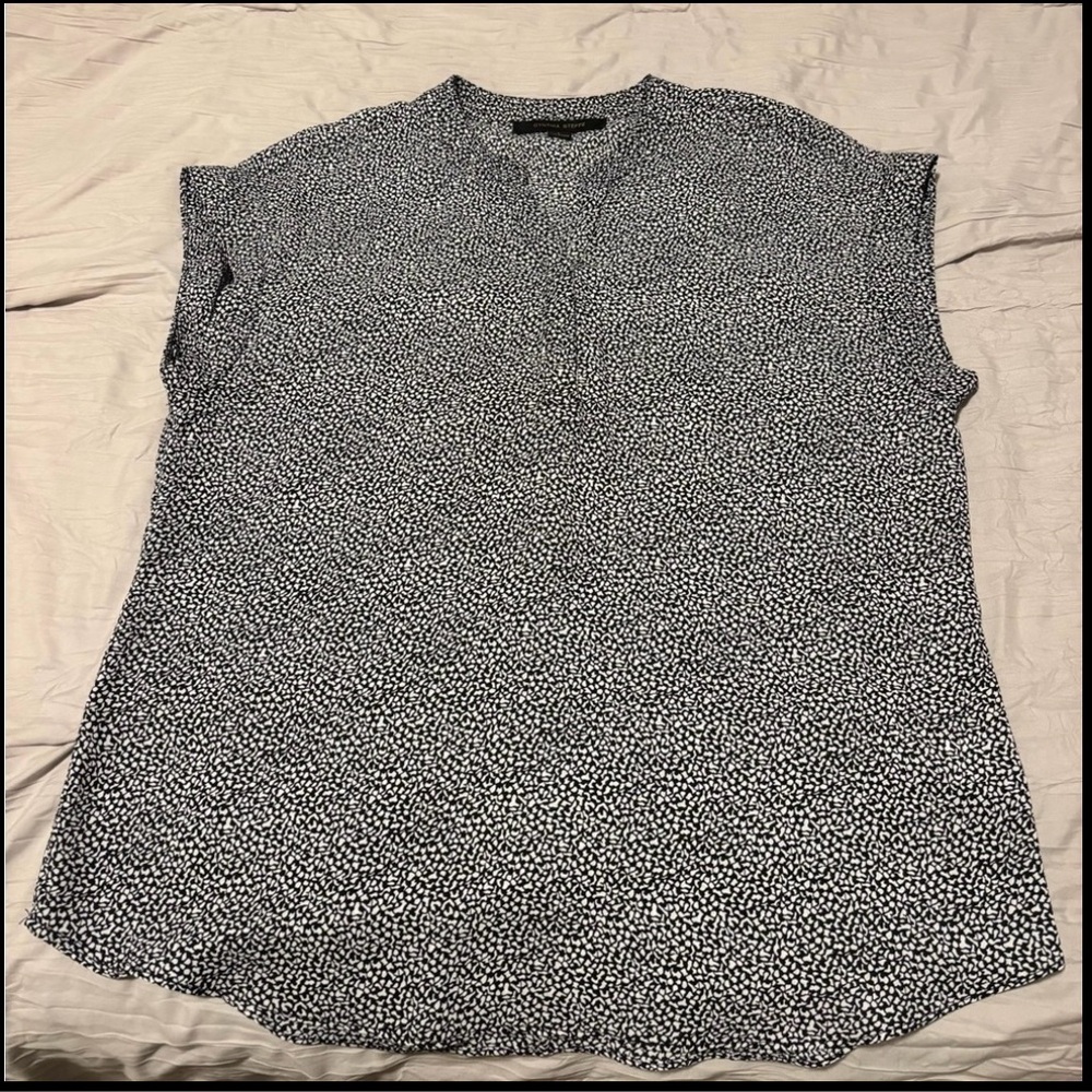 Cynthia Steffe split neck blouse